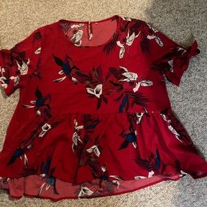 PLUS size 3x peplum top